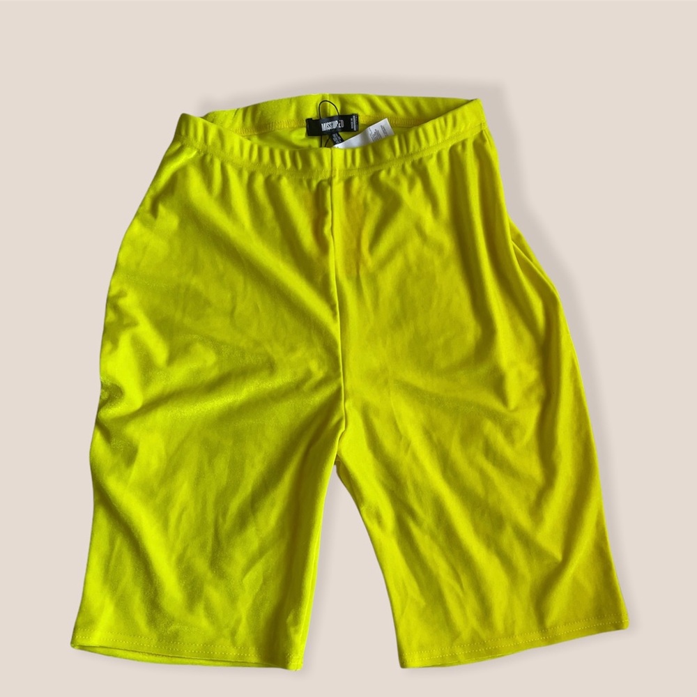 Missguided Velvet Biker Shorts